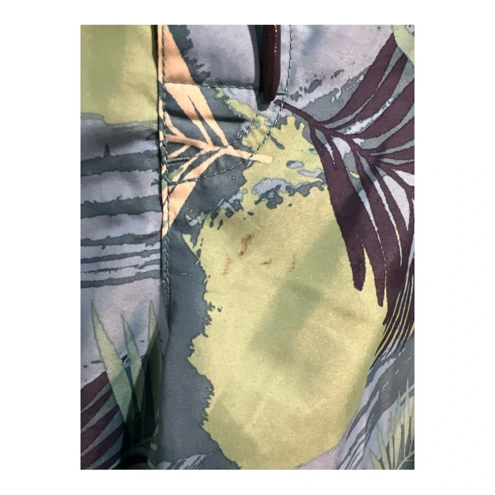 American Eagle Board Shorts Men's Blue Hawaiian Pockets Surfing Swimming, Size M